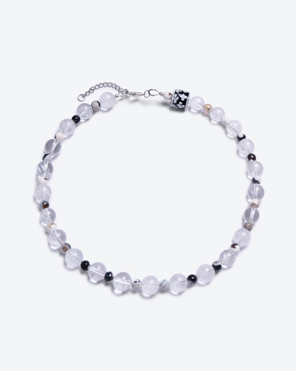 crystal beaded necklace handmade paris happy jewellery unisex 